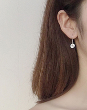 Carregar imagem no visualizador da galeria, Sterling silver diamond zircon earrings