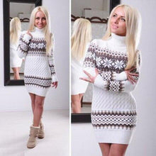 Carregar imagem no visualizador da galeria, Women's Christmas Turtleneck Sweater