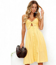 Carregar imagem no visualizador da galeria, Women Summer Dresses Sleeveless Backless Strap Long Close-fitting Sheath Female Party Evening Dresses Vestidos