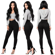 Carregar imagem no visualizador da galeria, New Elastic Skinny Women's Small Feet Jeans