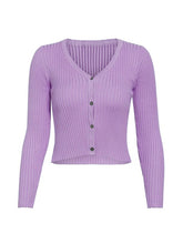 Carregar imagem no visualizador da galeria, Misswim Sexy buttons knitted sweater cardigan women Slim