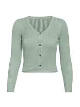 Carregar imagem no visualizador da galeria, Misswim Sexy buttons knitted sweater cardigan women Slim