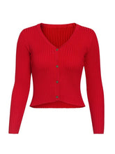 Carregar imagem no visualizador da galeria, Misswim Sexy buttons knitted sweater cardigan women Slim