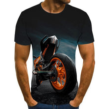 Carregar imagem no visualizador da galeria, Printed Short-sleeved Men's Summer European And American Fashion Round Neck Loose T-shirt