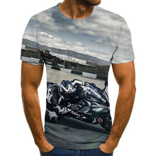 Carregar imagem no visualizador da galeria, Printed Short-sleeved Men's Summer European And American Fashion Round Neck Loose T-shirt