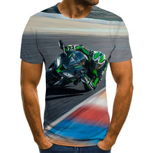 Carregar imagem no visualizador da galeria, Printed Short-sleeved Men's Summer European And American Fashion Round Neck Loose T-shirt