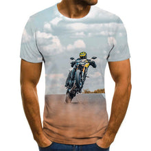 Carregar imagem no visualizador da galeria, Printed Short-sleeved Men's Summer European And American Fashion Round Neck Loose T-shirt
