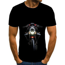 Carregar imagem no visualizador da galeria, Printed Short-sleeved Men's Summer European And American Fashion Round Neck Loose T-shirt