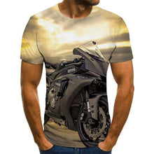 Carregar imagem no visualizador da galeria, Printed Short-sleeved Men's Summer European And American Fashion Round Neck Loose T-shirt