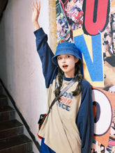 Carregar imagem no visualizador da galeria, Sweet Retro Loose Round Neck Long Sleeve Letter Long Sleeve T-shirt