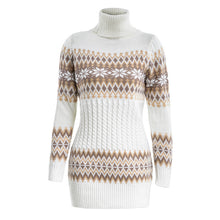 Carregar imagem no visualizador da galeria, Women's Christmas Turtleneck Sweater