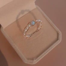 Carregar imagem no visualizador da galeria, Grey Moonlight Pearl Ring
