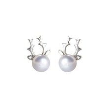 Carregar imagem no visualizador da galeria, S925 Silver Pearl Earrings Jewelry