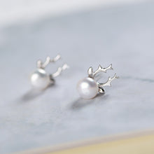 Carregar imagem no visualizador da galeria, S925 Silver Pearl Earrings Jewelry