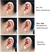 Carregar imagem no visualizador da galeria, Natural Freshwater Pearl Earrings True 925 Stirlingsley