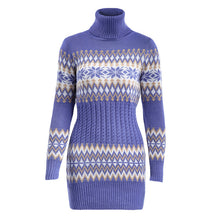 Carregar imagem no visualizador da galeria, Women's Christmas Turtleneck Sweater