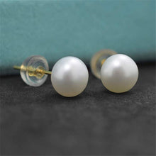 Carregar imagem no visualizador da galeria, Natural Freshwater Pearl Earrings True 925 Stirlingsley