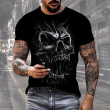 Carregar imagem no visualizador da galeria, Men's Digital Print Street Sports Short Sleeve T-Shirt