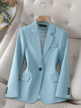 Carregar imagem no visualizador da galeria, Women's Casual Long Sleeve Suit Jacket