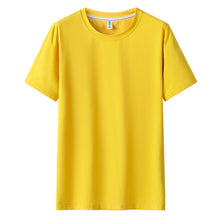 Carregar imagem no visualizador da galeria, Men Short Sleeved Round Neck Solid Color Clothes