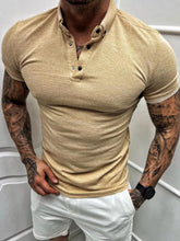 Carregar imagem no visualizador da galeria, Men's Breathable Stretch Athletic Polo Shirt