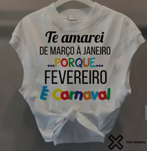 Carregar imagem no visualizador da galeria, Camisas Cropped Carnaval 2023