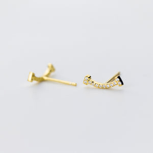 Women's 925 Silver Artistic Sweet Earrings