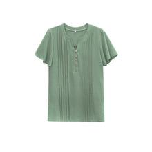 Carregar imagem no visualizador da galeria, Women&#39;s Loose Shirt Casual Short-sleeved Top
