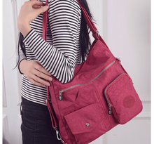 Carregar imagem no visualizador da galeria, Luxury Handbags Women Bags Designer Waterproof Bylon Cloth Crossbody Bags For Women  Large Capacity Lady Shoulder Bag Tote

