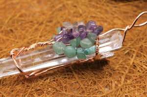 Origin White Crystal Pendant Crystal Rough Stone Pendant