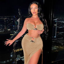Carregar imagem no visualizador da galeria, Women&#39;s Fashion Skirt Two-piece Set
