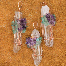 Carregar imagem no visualizador da galeria, Origin White Crystal Pendant Crystal Rough Stone Pendant
