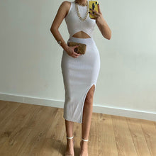 Carregar imagem no visualizador da galeria, Fashion New Elastic Slim Bag Hip Skirt Two-piece Women

