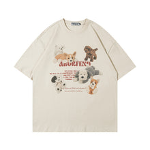 Carregar imagem no visualizador da galeria, Hip Hop Retro Cartoon Printed Short Sleeve Men
