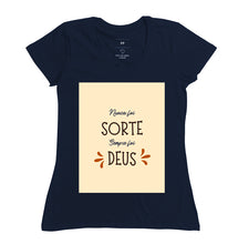 Carregar imagem no visualizador da galeria, Blusa 100% Algodão Nunca foi Sorte
