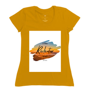 Blusa 100% Algodão O Meu Redentor Vive