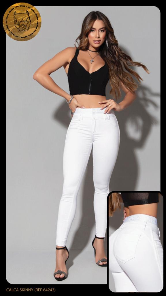 Calça Skinny Collor PitbullJeans