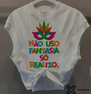 Camisas Cropped Carnaval 2023