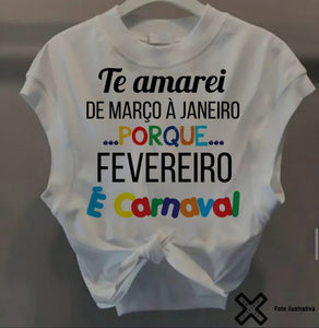 Camisas Cropped Carnaval 2023